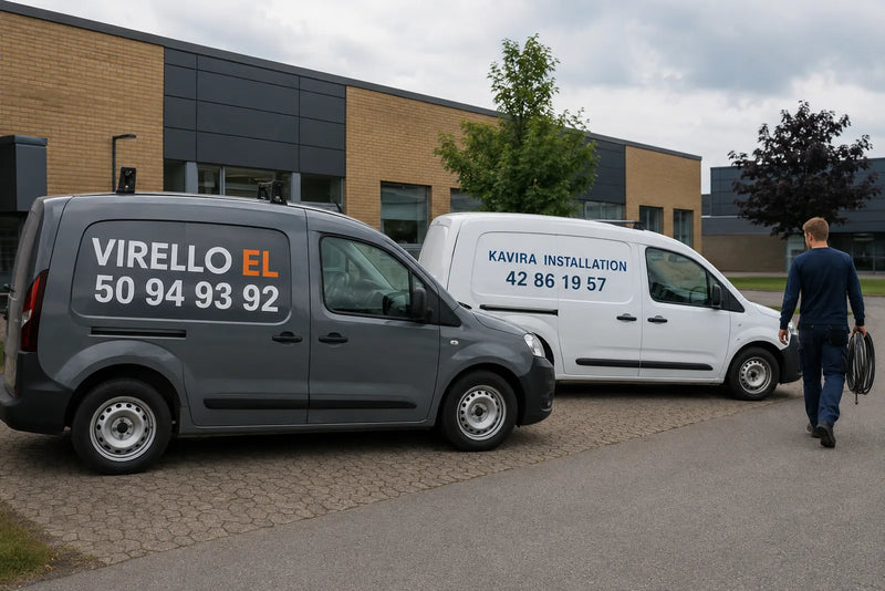 To elektrikervogne, den ene med nummeret 50 94 93 92
